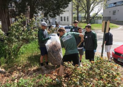 Guilford Baseball Team Landscapes The Garden At the West Haven VA Hospital For Yale Day of Service